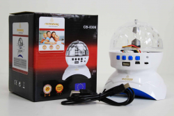 Disco Light CB 0308 Rechargeable BT+MP3 Crownberg