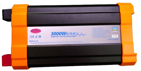 Перетворювач WX-3030 8(шт.ящ) Pure sine wave 3000w 12v